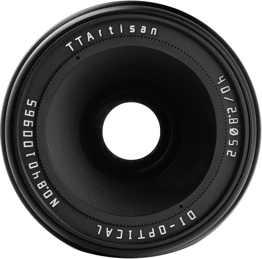 TT Artisan 40mm F2.8 Makro APS-C Objektiv Anschluss MFT Mount Black Manueller Fokus für spiegellose