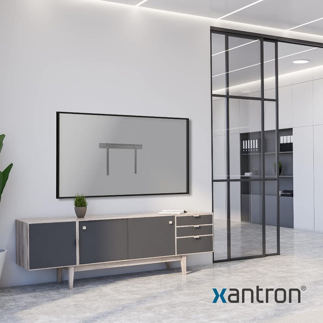 Xantron® PRO-SS800 Feste Wandhalterung Fernseher 37-80 Zoll/VESA 200x200 bis 800x400 / TV Halterung