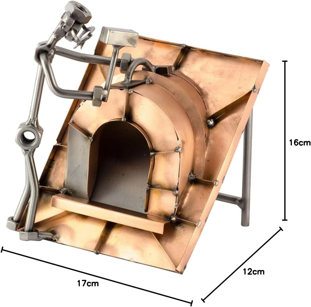 Steelman24 I Schraubenmännchen Spengler I Made in Germany I Handarbeit I Geschenkidee I Stahlfigur I