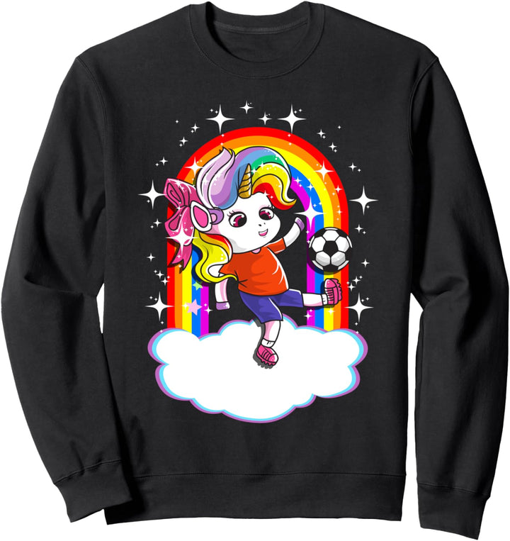 Fussball Einhorn Sport Einhörner Sweatshirt