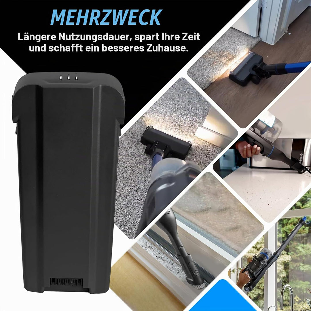 Akku für Bissell PowerClean Staubsauger, Kompatibel mit PowerClean FurGuard 4091N, FurFinder 4089N,e