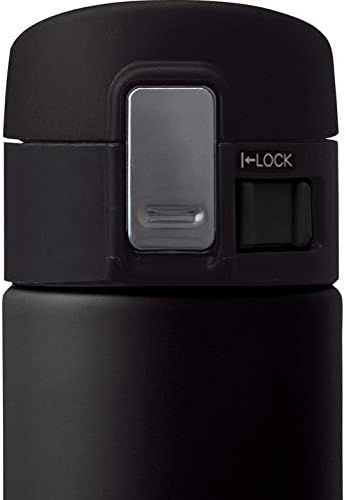 Zojirushi Reisebecher, Edelstahl, 480 ml, edelstahl, Schwarz, 6.7 x 6.7 x 23 cm 6.7 x 6.7 x 23 cm Sc