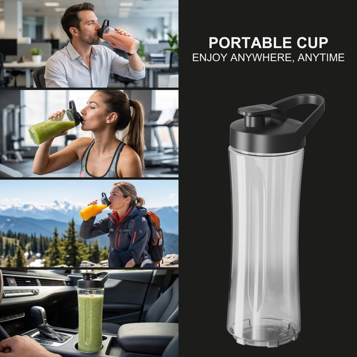 Black+Decker - Personal-Mixer 500W | 600 ml To-Go-Becher | 4x Edelstahlmesser 304 | Eis crushen | Sp