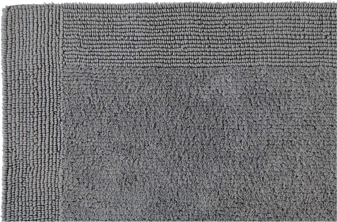 RHOMTUFT Prestige Badvorleger, 100% Baumwolle, 85 Kiesel, 60 x 60 cm, WC-Vorleger ohne Passform 60 x