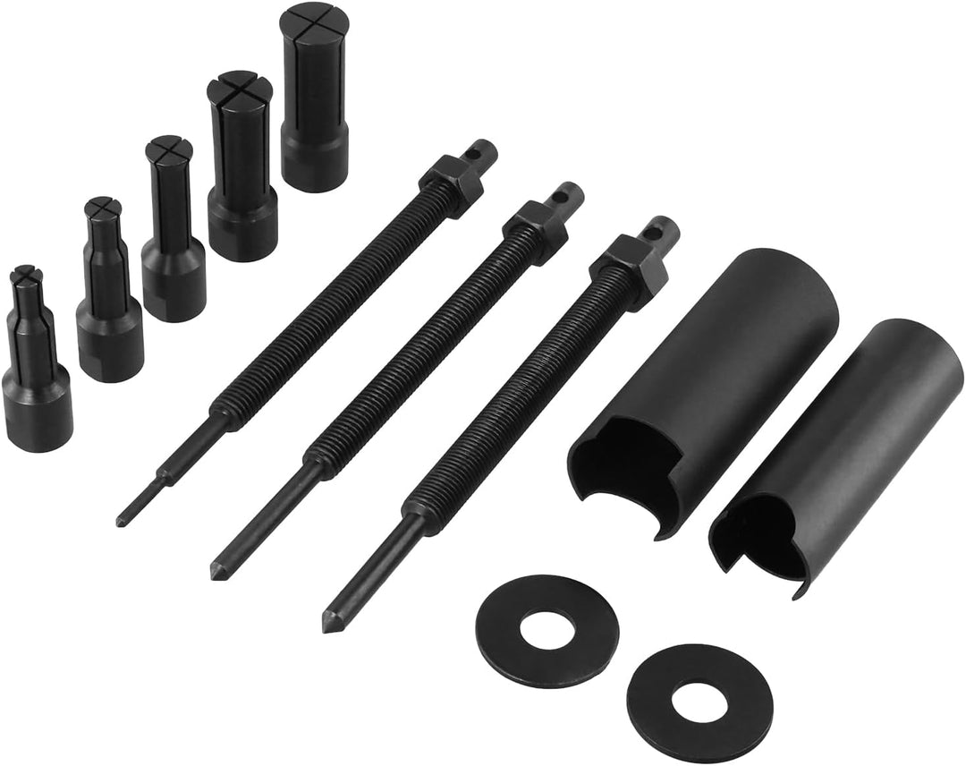 QWORK® Motorrad Innenlager Ausdreher Set, 9mm/11mm/14mm/19mm/23mm, Hochfester Chrom-Vanadium-Stahl