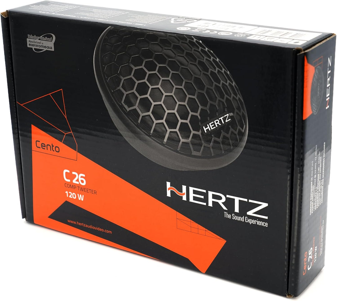 Hertz C 26 26mm Tweeter, 120W Max, 4 Ohm, 1,8kHz - 22,5kHz ~ Série Cento ~