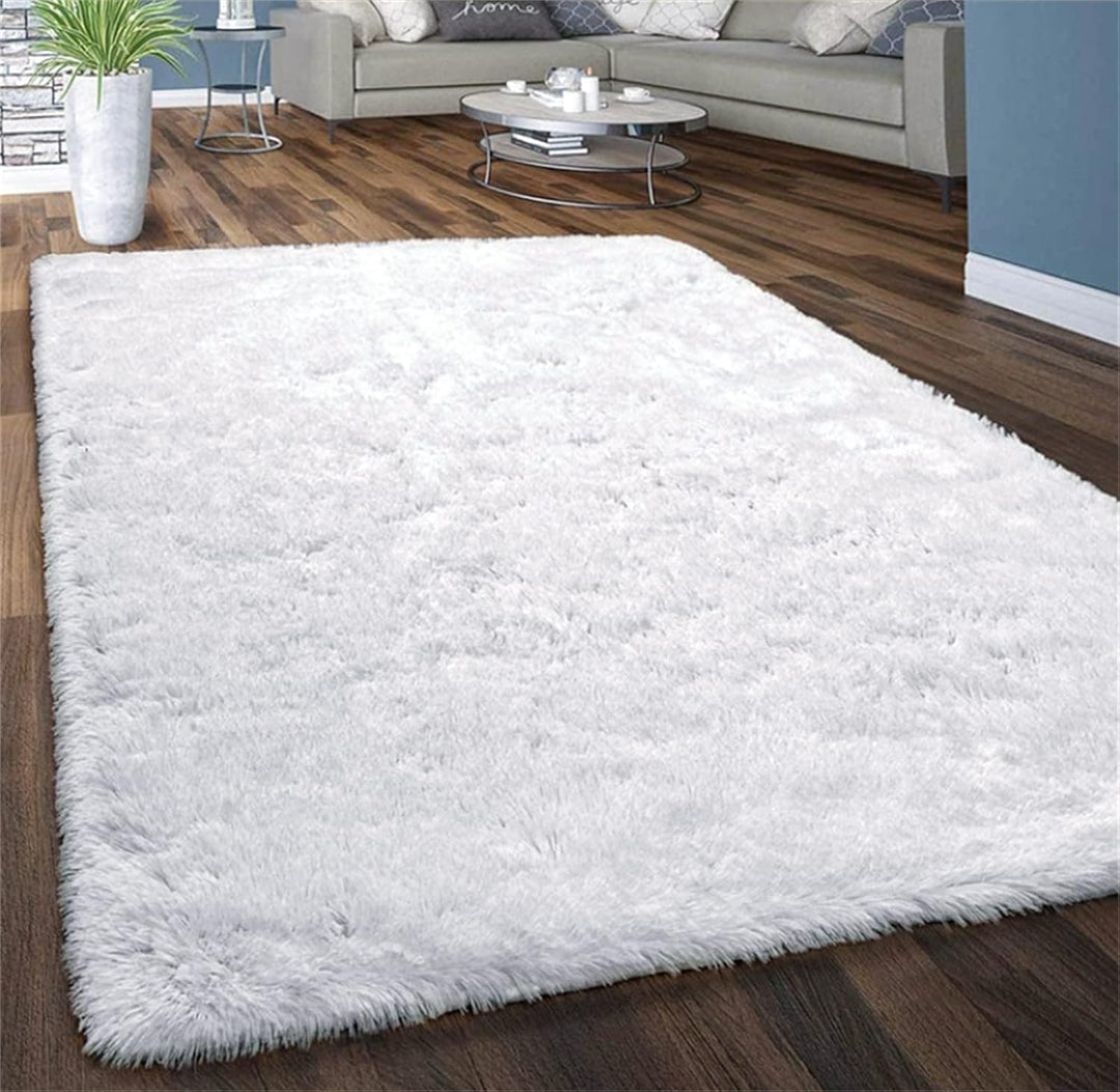 SUBEEN Hochflor Teppich Wohnzimmerteppich waschbar rutschfest extra gross Schlafzimmer Teppich moder