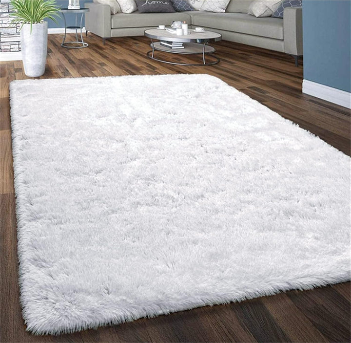 SUBEEN Hochflor Teppich Wohnzimmerteppich waschbar rutschfest extra gross Schlafzimmer Teppich moder