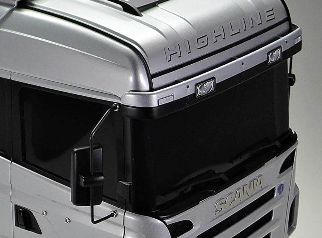 Tamiya 56364 1:14 RC Scania R470 Silber Edition, Modellbausatz,Plastikbausatz, Bausatz zum Zusammenb