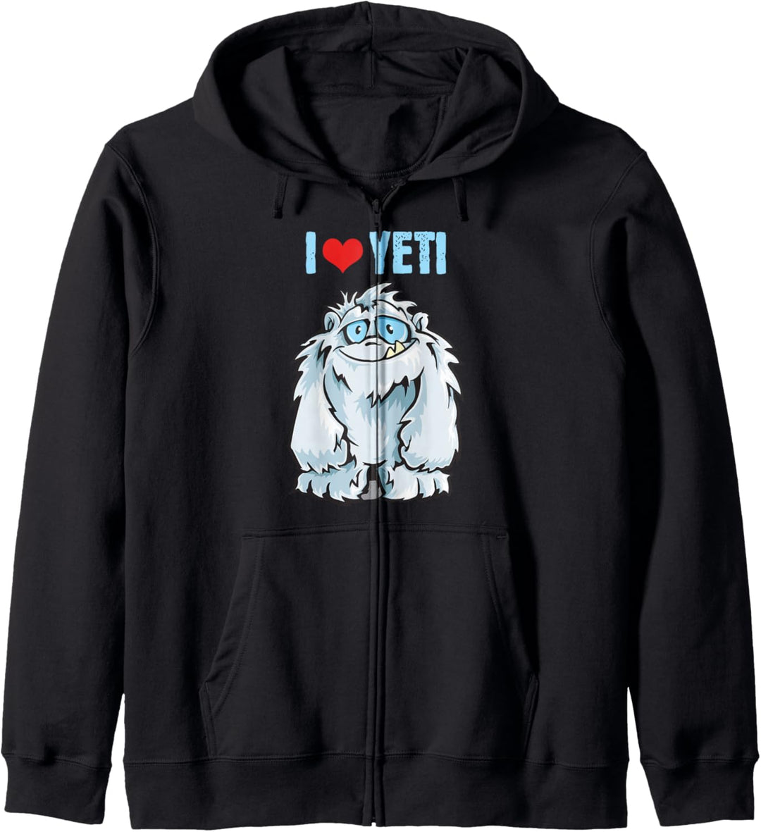 I Heart Yeti - I Love Yeti für Damen, Herren, Mädchen, Jungen Kapuzenjacke
