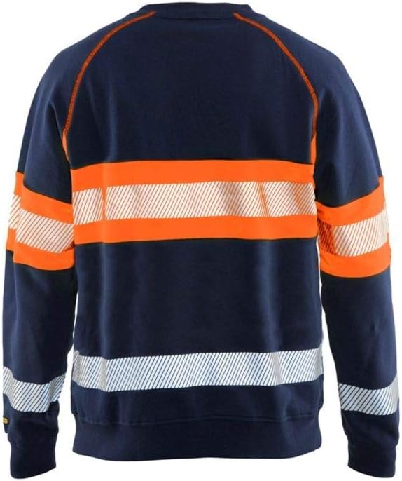 Blakläder Unisex Hi Vis Sweater Sweater High-Vis Grösse M in Marineblau/gelb L Marineblau/Orange, L