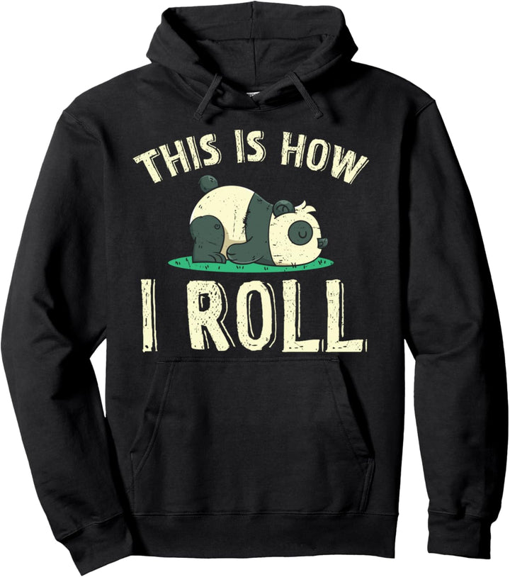 So bin ich nun mal Asien Zoo Tier Pandabär Lustiges Panda Pullover Hoodie