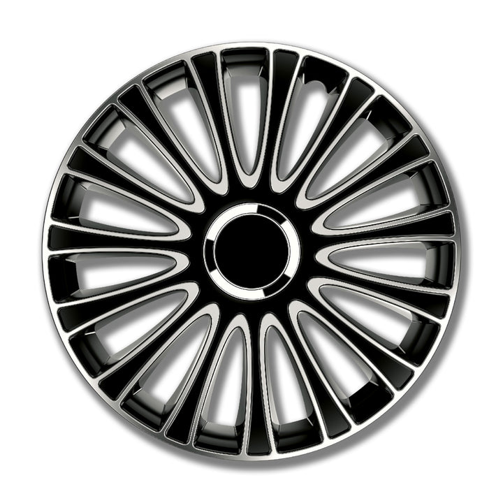 Petex LeMans Pro. 2-fach lackiert. Material: ABS. Farbe: Schwarz. 16" Zoll. (4 x Universal Radzierbl