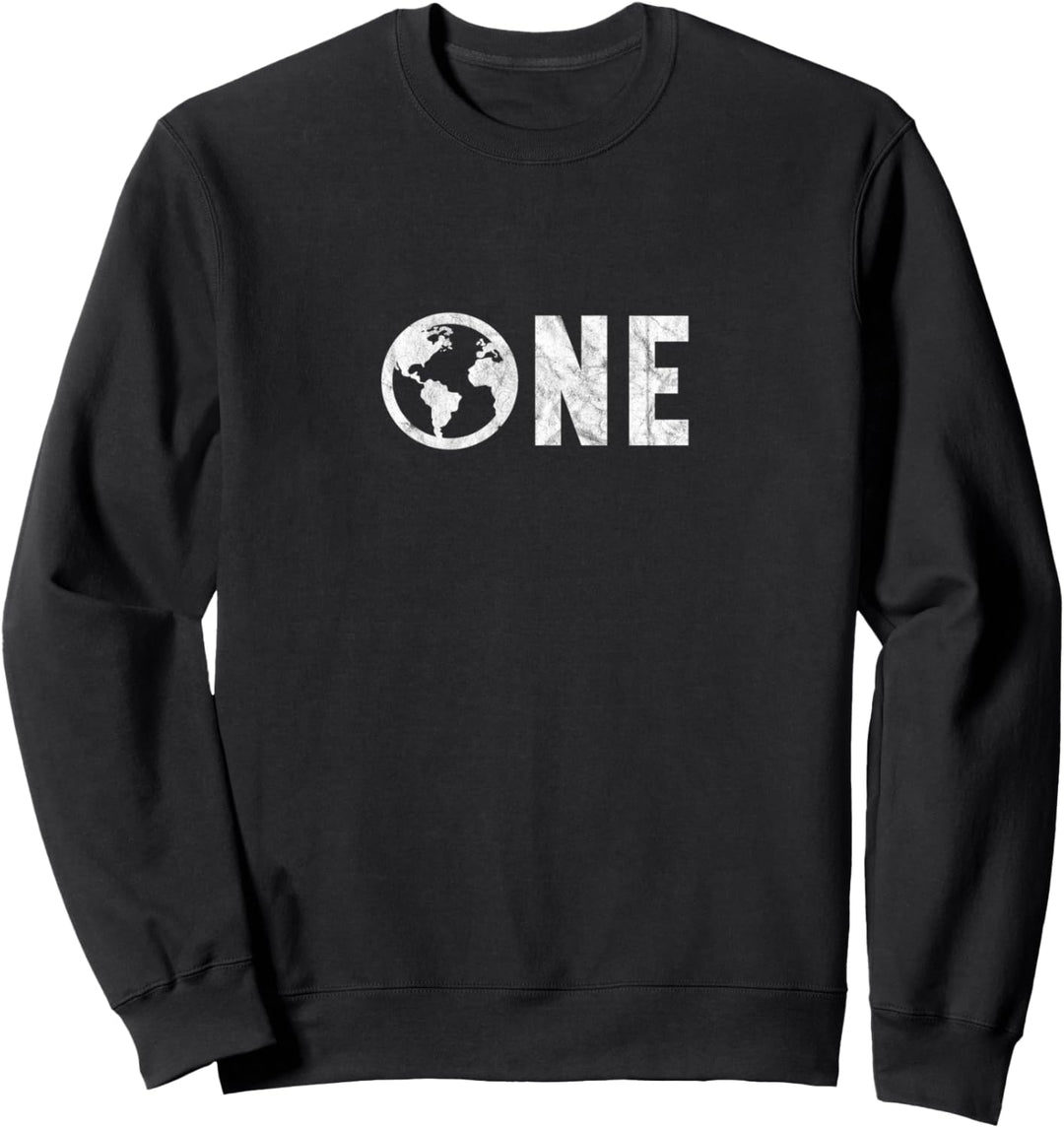 One Planet Earth Day 51. Jahrestag Retro Kind oder Lehrer Sweatshirt