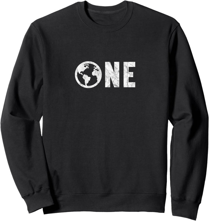 One Planet Earth Day 51. Jahrestag Retro Kind oder Lehrer Sweatshirt