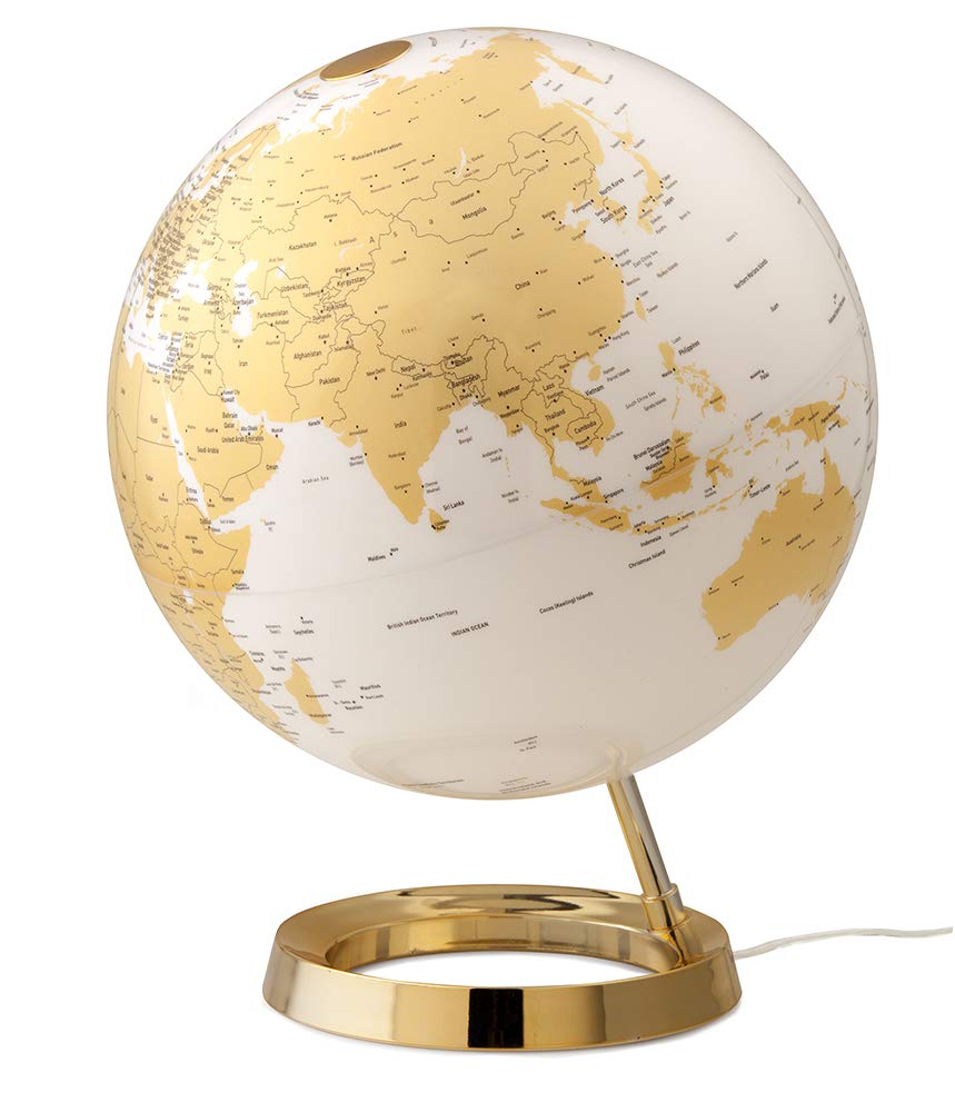 TECNODIDATTICA 0331F7 Globus, Gold, Metal Metall Gold, Metall Gold