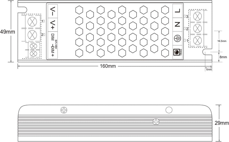 12V DC LED Trafo für Stripes - MR16 GU5.3 LED Halogen, ohne Mindestlast, kein Rauschen, kein Flimmer