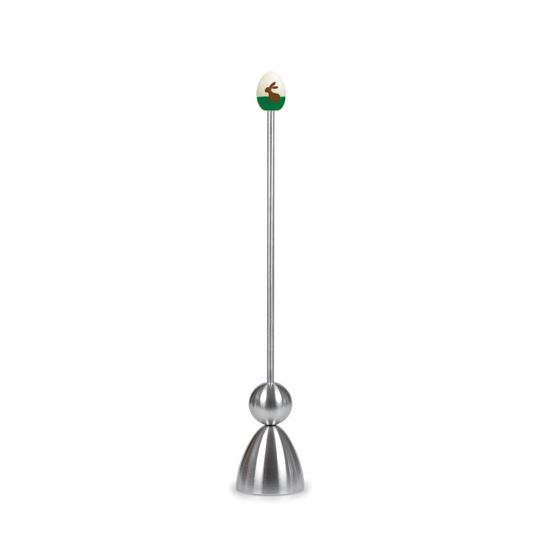Take2 99004/21 Clack Keramik-Ei, Hase, Silber, Silber