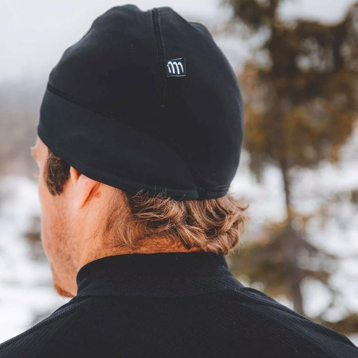 COMPRESSPORT Unisex Hurricane Beanie Mütze, schwarz, Einheitsgrösse