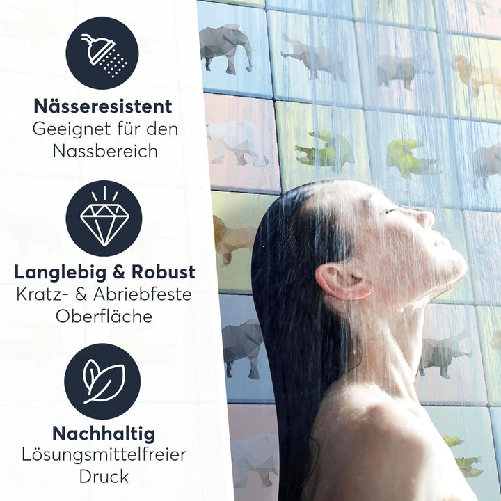 Fliesen Mosaik Klebefliesen - CREATISTO Fliesensticker I Klebefolie Fliesen Sticker Aufkleber Badfli