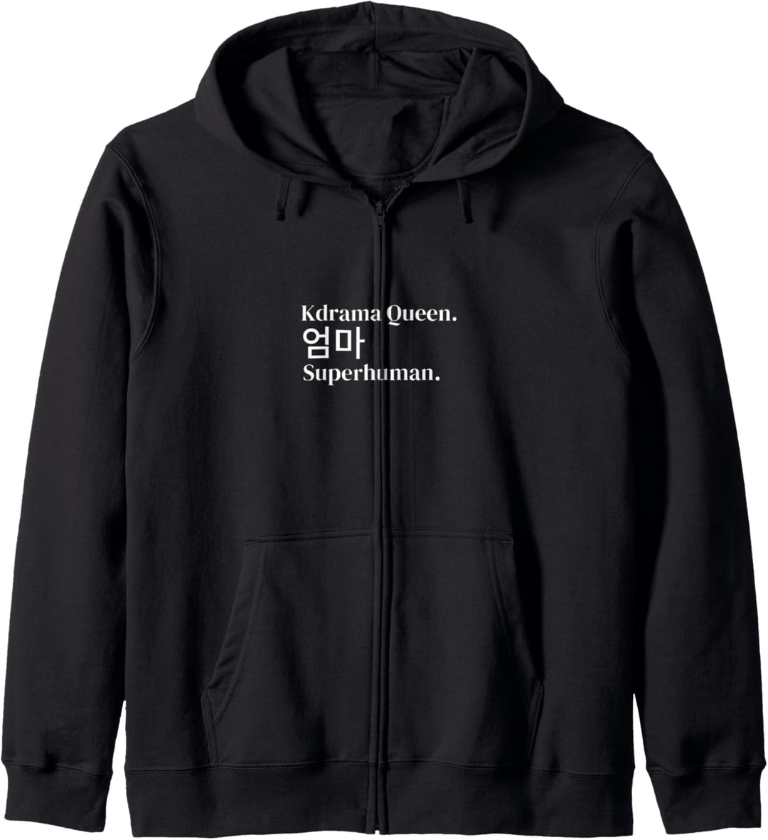 Lustige koreanische Drama-Königin - Eomma Mom Superhuman Kdrama Geschenk Kapuzenjacke