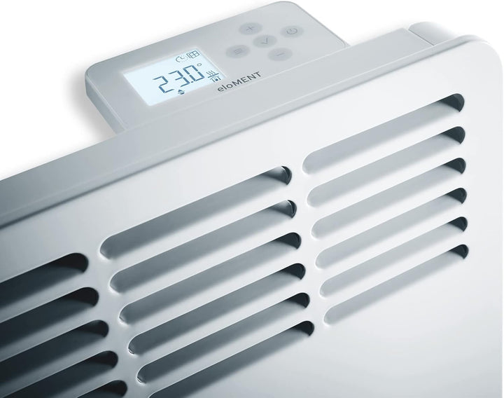 Vaillant eloMENT VER 75/5 Wandkonvektor für ca. 7,5 m2 (weiss), 230V, 0,8 kW Heizleistung, Elektrohe