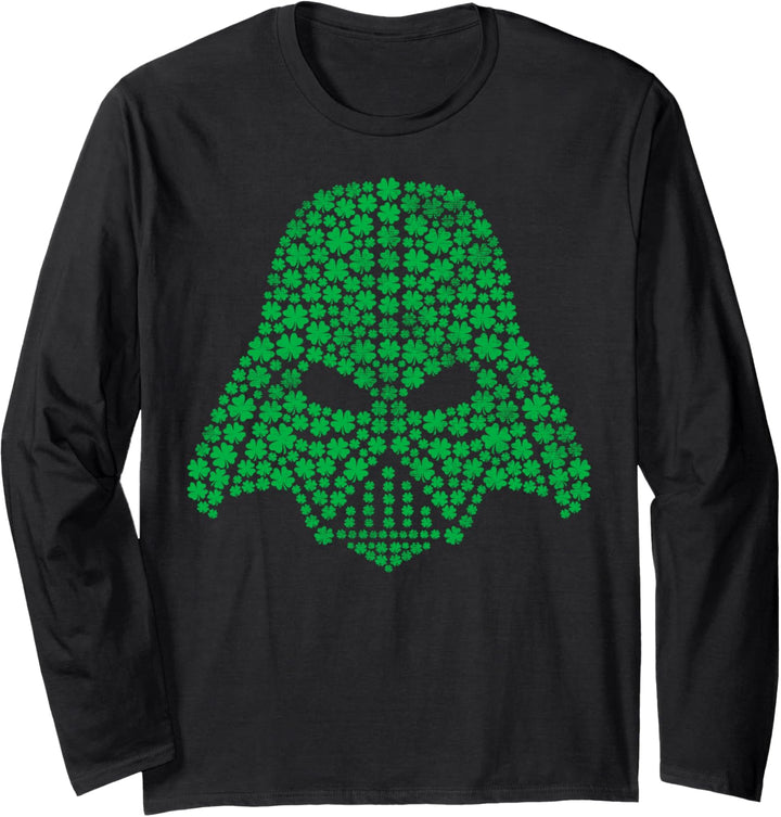 Star Wars Darth Vader Clover Saint Patrick's Langarmshirt
