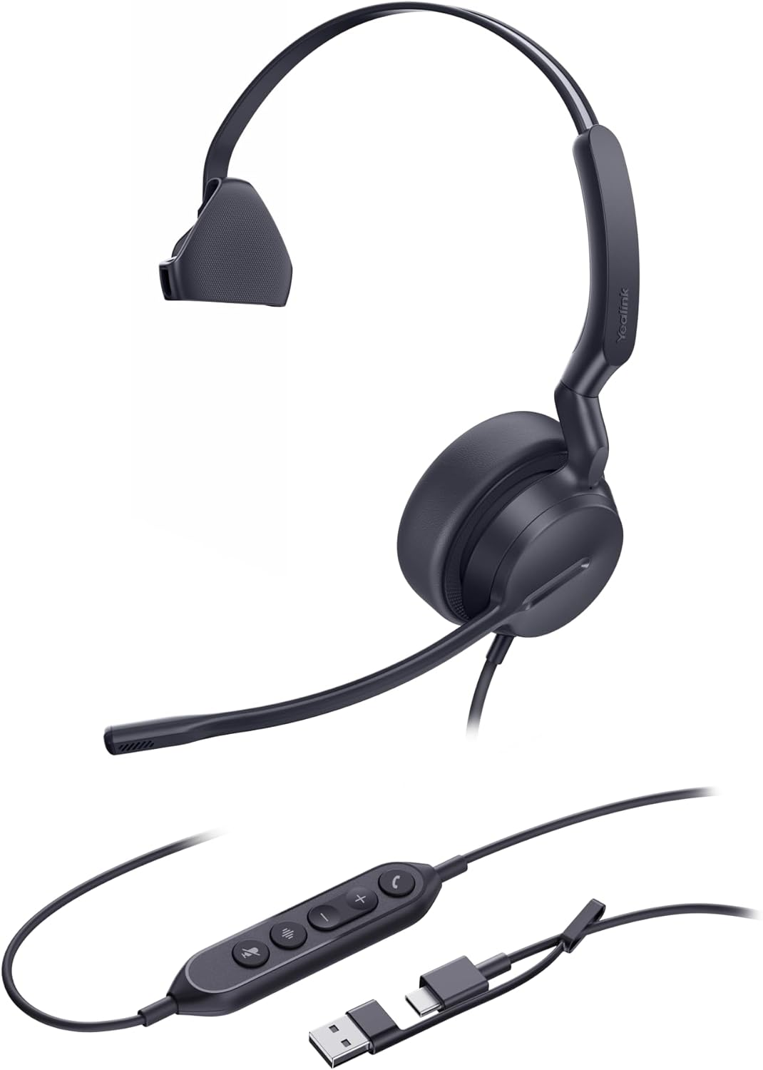 Yealink Headset UH42 Mono UC USB-C/A, UH42 Mono UC