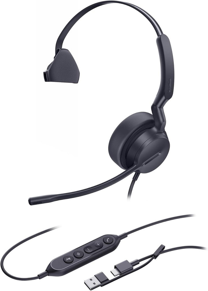 Yealink Headset UH42 Mono UC USB-C/A, UH42 Mono UC