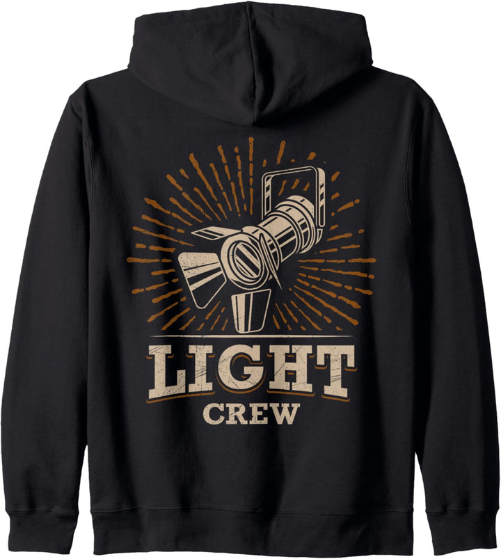 LIGHT CREW Lichttechnik Lichttechniker Veranstaltungstechnik Kapuzenjacke
