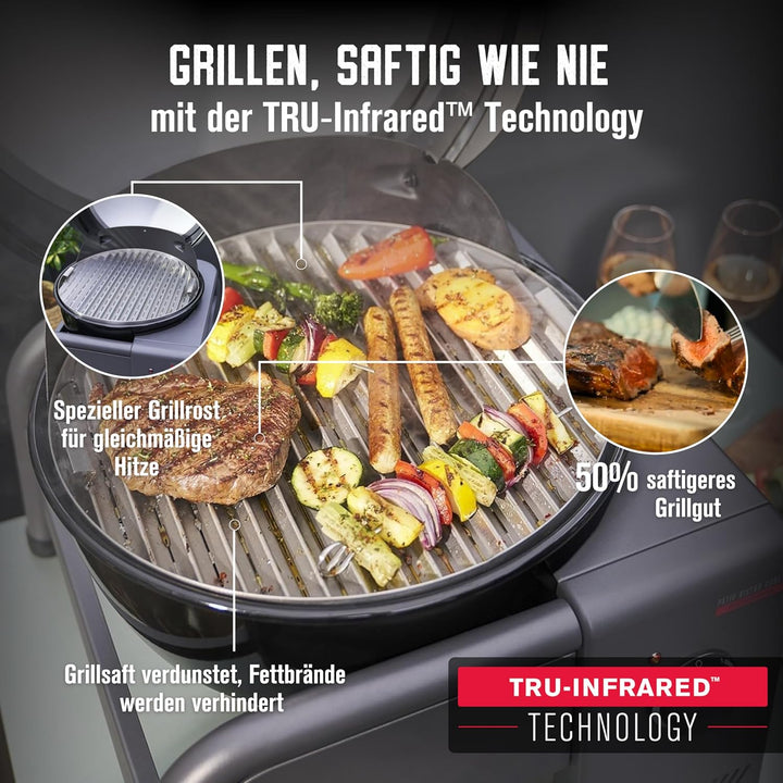 Char-Broil Elektrogrill Patio Bistro Cube E, mobil, TRU-Infrared™, bis 320 °C, kompakter Balkongrill