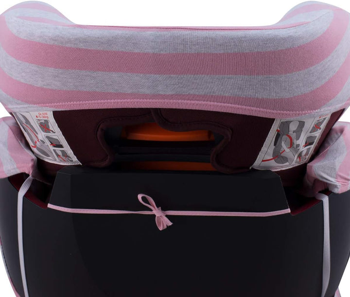 JYOKO KIDS Bezug für Autositz Kompatibel mit Cybex Solution Fix (Pink Island), Pink Island