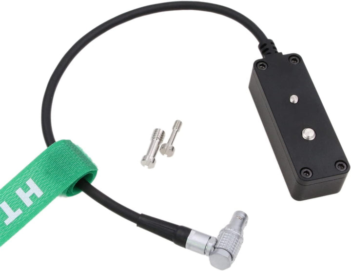 HangTon 0B 2 Pin D-tap Hub Power Splitter für ARRI Alexa Mini LF RED DSMC2 Kamera Akku Pack Rechtwin