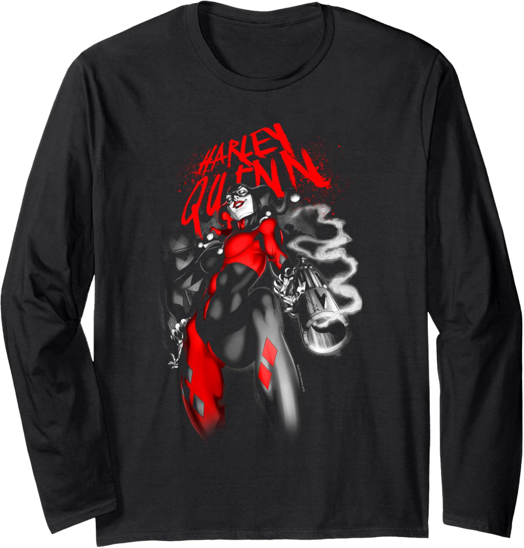 Harley Quinn Down the Barrel Langarmshirt