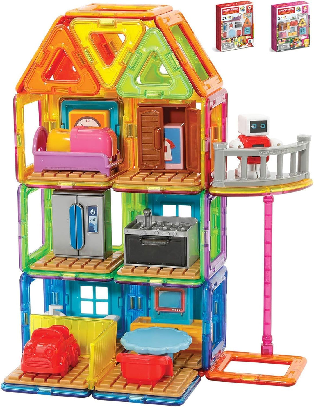 Magformers 705009 magnetisches Bauspielzeug, Mehrfarbig