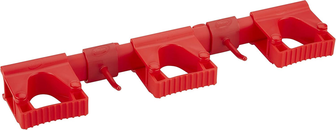 Vikan Hygienisches Hi-Flex Wandhalterungssystem, rot