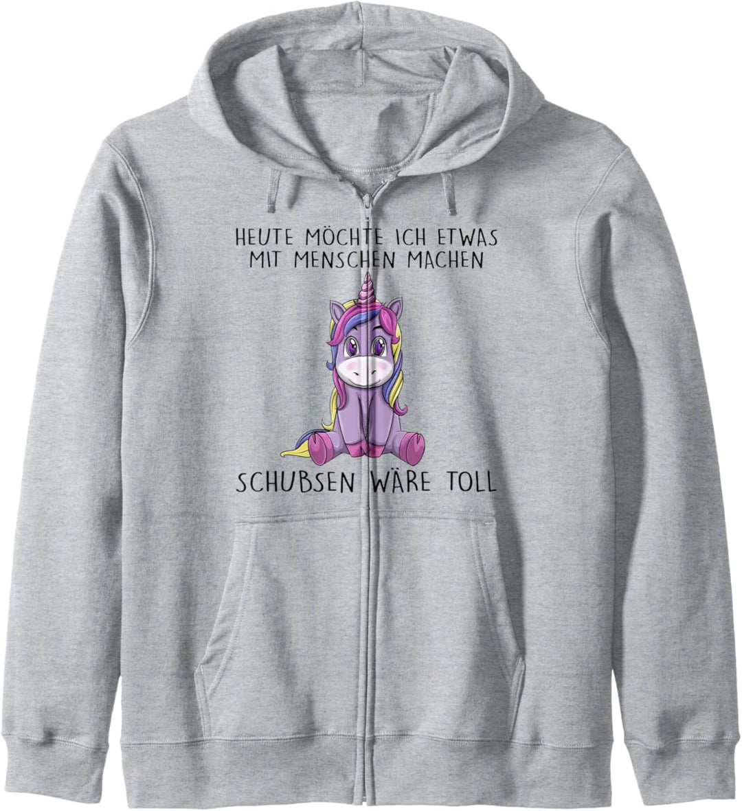 heute möchte ich etwas mit menschen machen schubsen wäre Kapuzenjacke