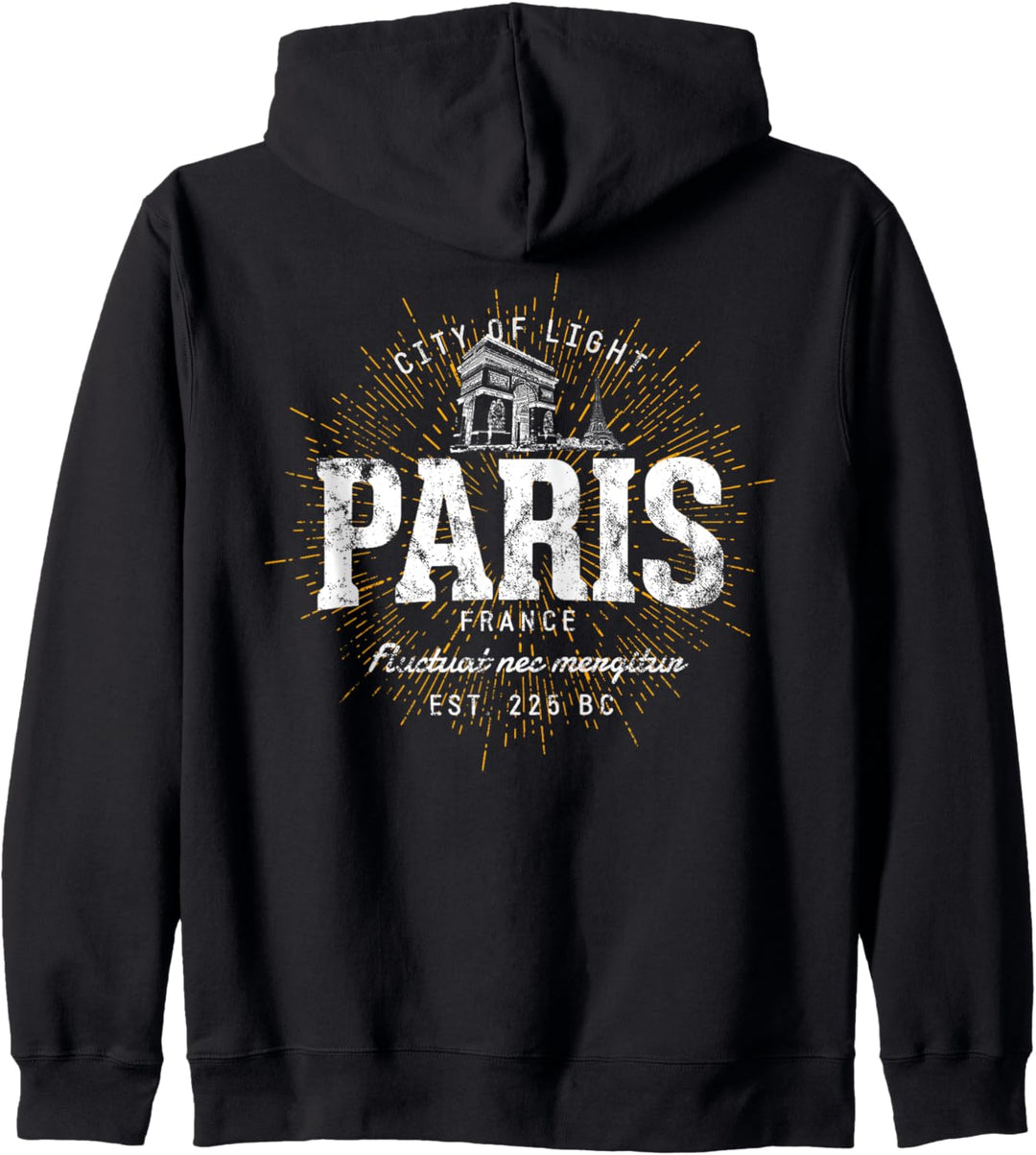 Frankreich Urlaub Souvenir Vintage Paris Kapuzenjacke