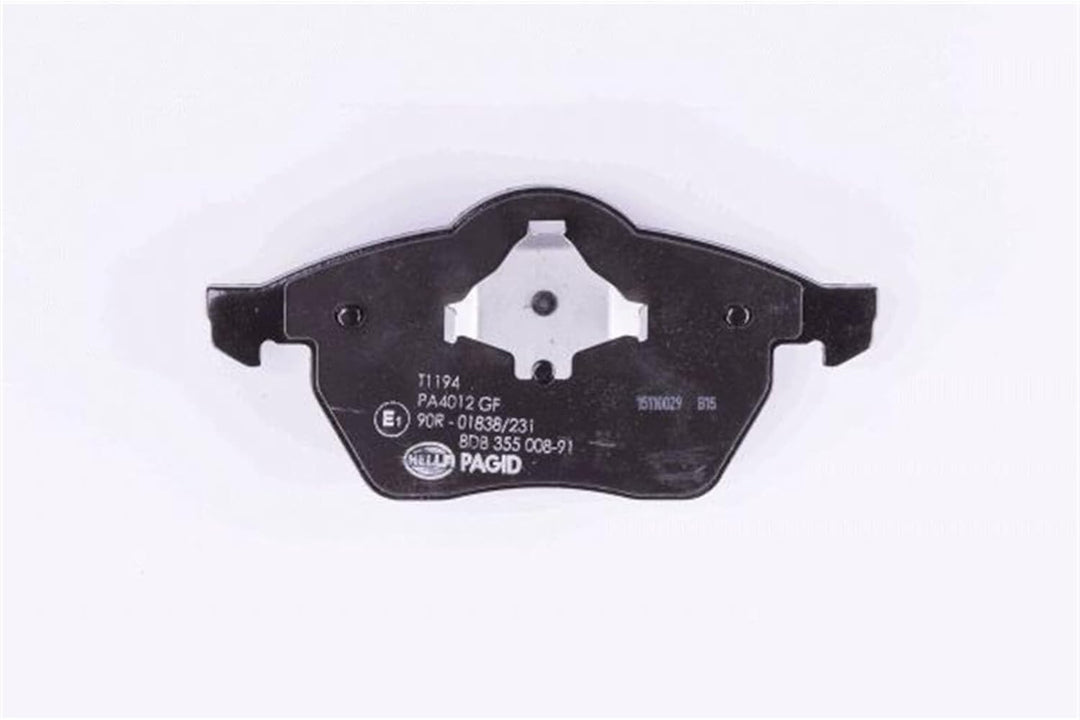HELLA PAGID 8DB 355 008-911 Bremsbelagsatz - T1194 - Dicke/Stärke: 20.6mm - Bremssystem: Teves - mit