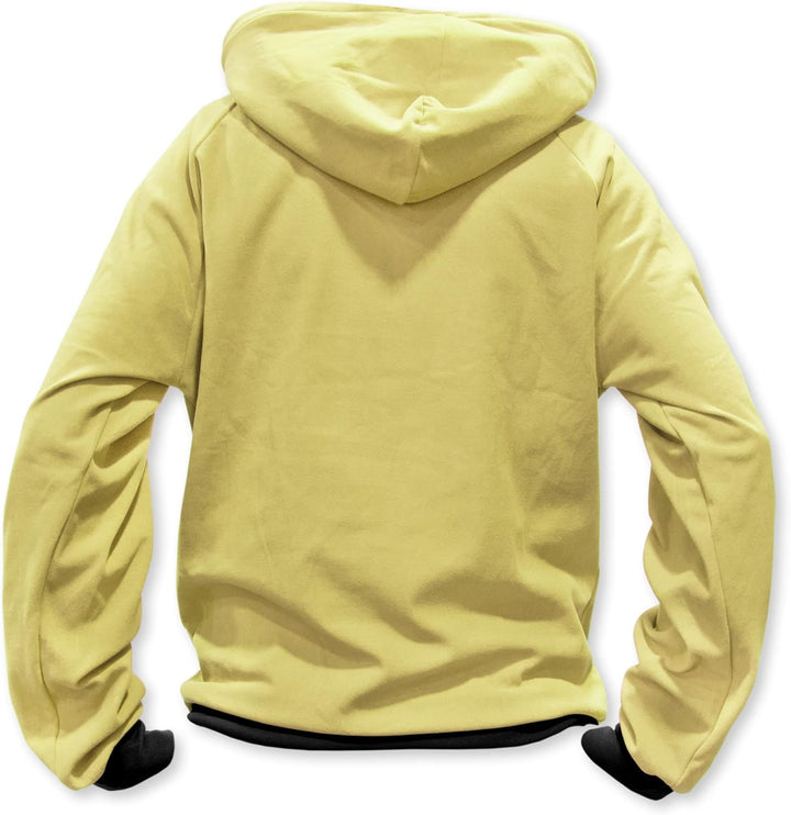 cosey Herren Hoodie Kapuzen-Pullover Sweater REG FIT S Gelb, S Gelb