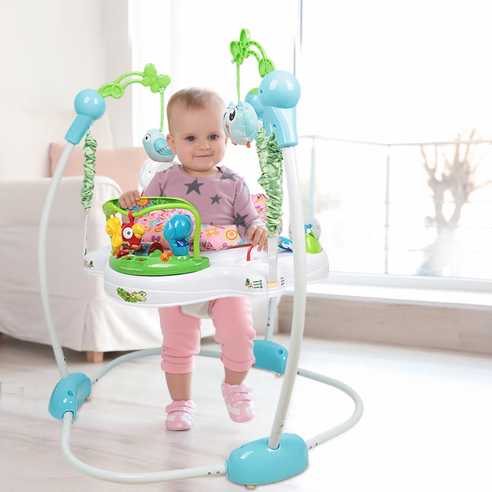 5-in-1 Lauflernhilfe für Babys, mit verstellbaren Höhen, Gehfrei Babywalker ab 6 Monate, bis zu 25 k