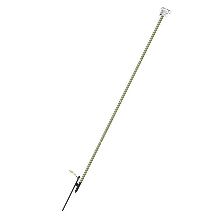 lyrlody Klappbarer Campinglampenmast, Aluminiumlegierung Campinglaternenständer, Klappbarer Lichtstä