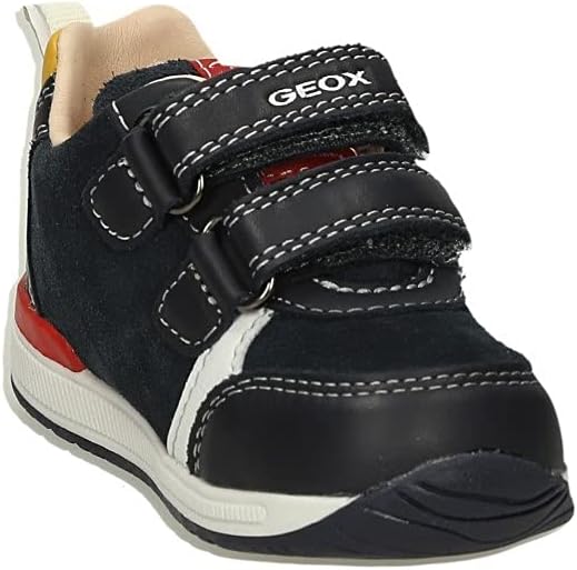 Geox Baby-Jungen B Rishon Boy B Erste Schritte 18 EU Navy White, 18 EU Navy White