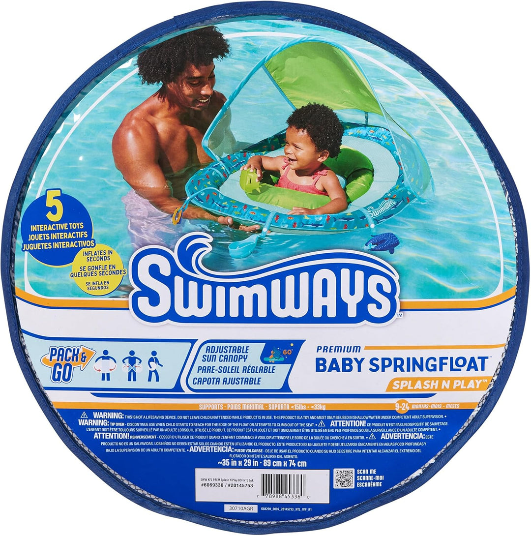 SwimWays Baby Spring Float Splash N Play (neue Version), Splash N Play (neue Version)