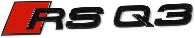 Audi Schriftzug RSQ3 schwarz Tuning Emblem Exclusive Black Edition Logo