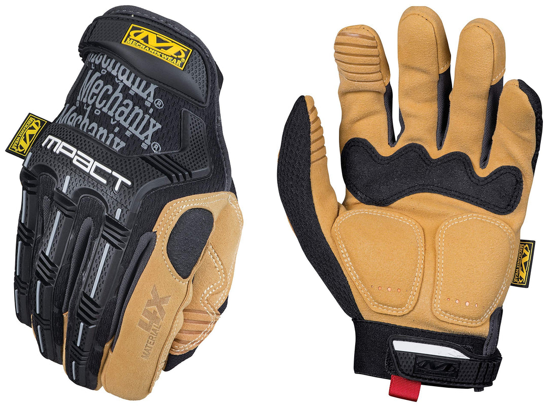 Mechanix Wear: Material4X M-Pact Kunstleder-Arbeitshandschuhe – Aufprallschutz, absorbiert Vibration