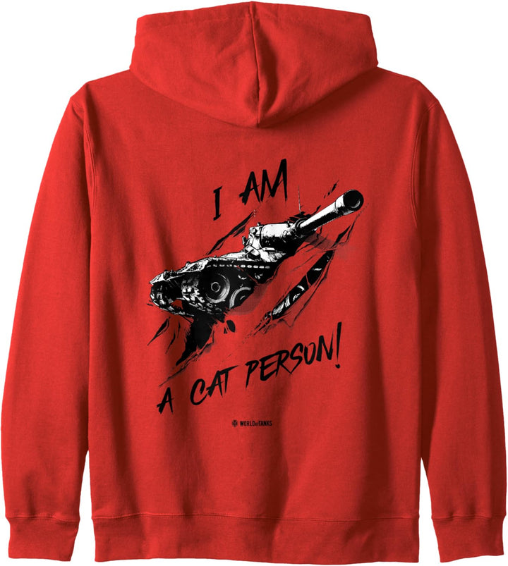 World of Tanks Leopard 1 „Ich bin ein Katzenmensch“ Kapuzenjacke