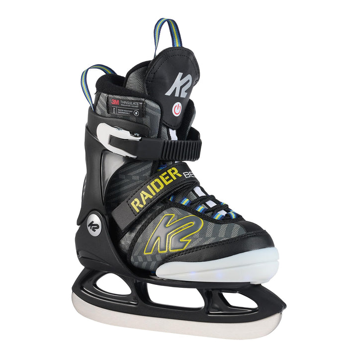 K2 Jungen Raider Beam Schlittschuhe XS (EU: 26 - 31 / UK: 7 - 11 / cm: 13 - 17.5 black - anthracite,