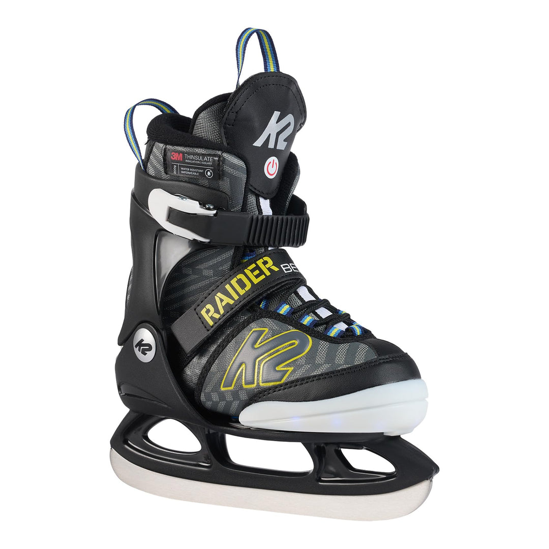 K2 Jungen Raider Beam Schlittschuhe S (EU: 29 - 34 / UK: 10 - 1 / cm: 17 - 20.5 black - anthracite,