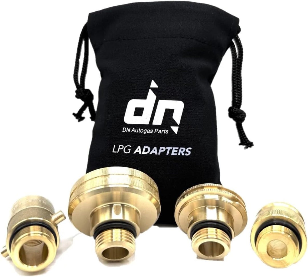 Gomet LPG GPL Autogas Tank-Nachfülladapter-Set, 21,8 mm, für Acme Dish Euronozzle Bajonett mit Tasch